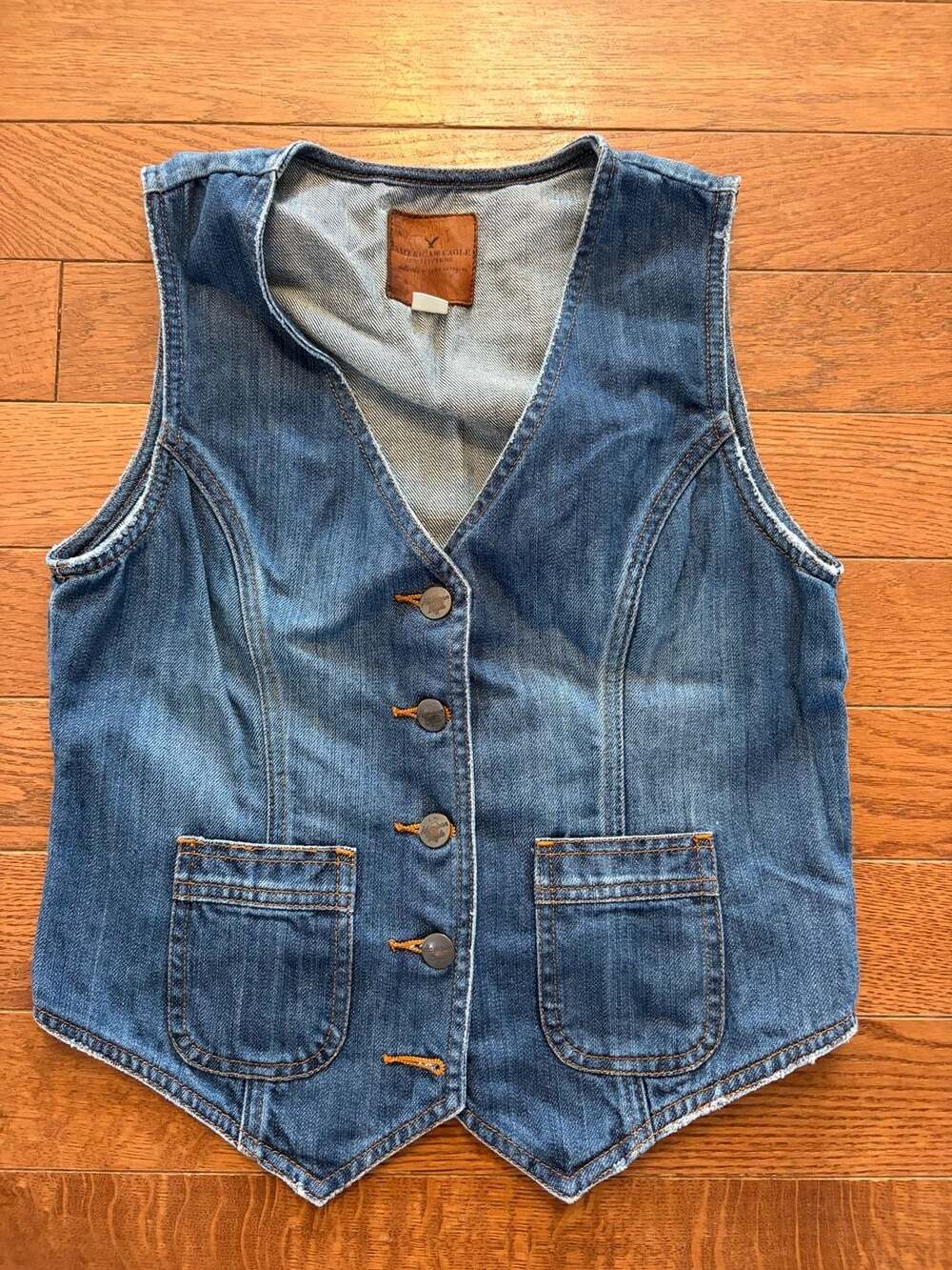 American Eagle Outfitters Denim Vest Size S/P